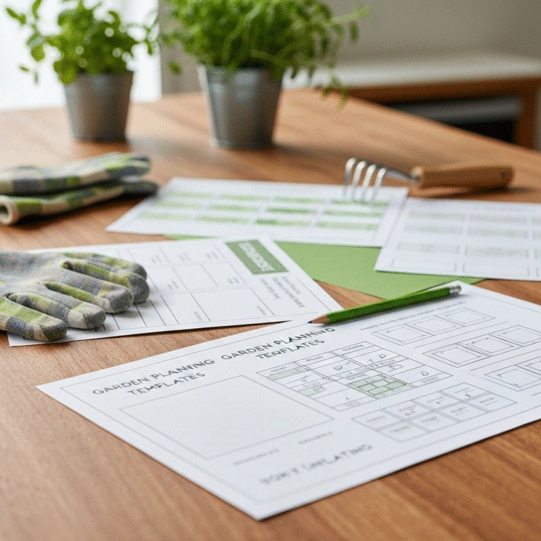 Free Printable Garden Planning Worksheets and Templates Download