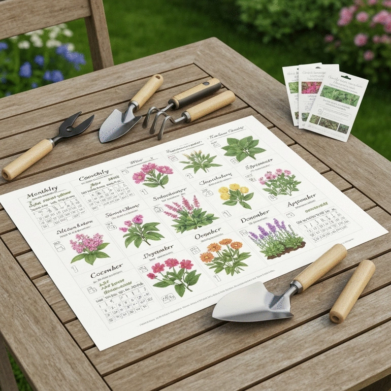 Ultimate Garden Planning Calendar: Monthly Tasks for Year-Round Success